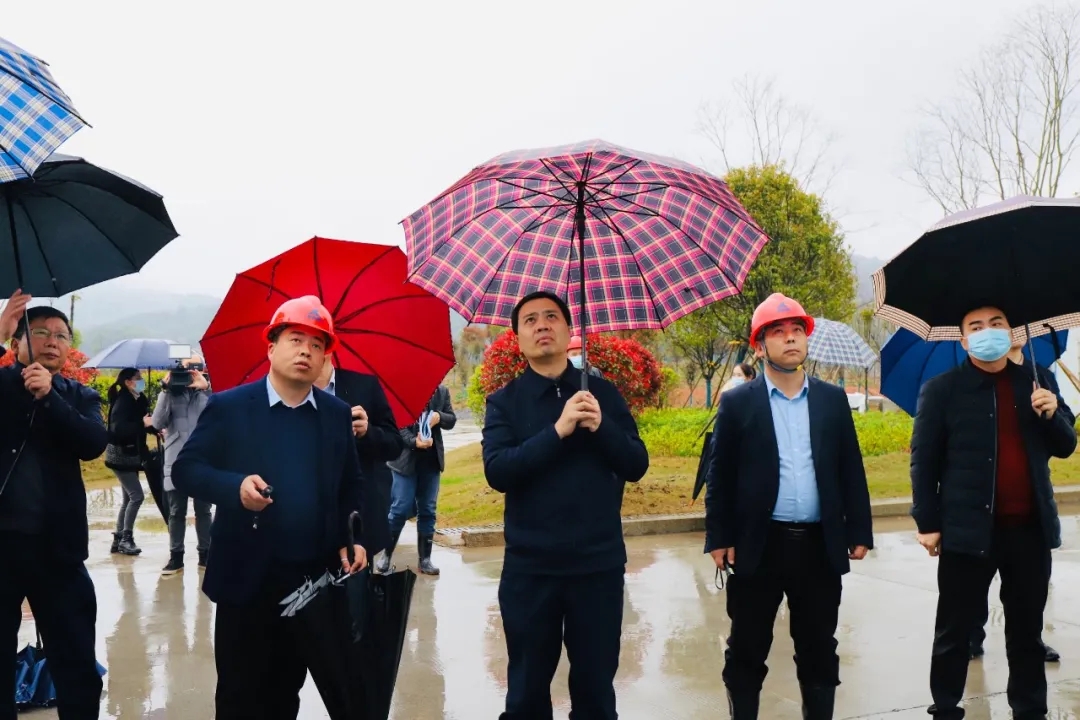 宜春市市长严允一行来江西泰枫建工集团项目考察
